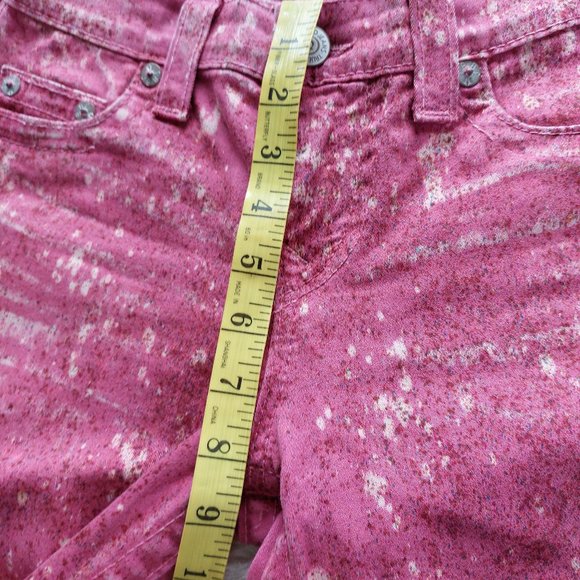 True Religion Halla Pink Skinny Distressed Denim Jeans - Picture 6 of 12